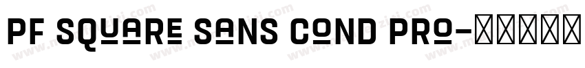 PF Square Sans Cond Pro字体转换